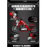 RUIZHI BEE 840 non  HARLEY MOTORCYCLE. bộ đồ chơi xếp lắp ráp ghép mô hình  Kỹ Thuật Công Nghệ Cao Mô Hình Phương Tiện 1108 khối