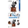 ZHEGAO 00984 non  MÁY PHA CÀ PHÊ CỔ ĐIỂN bộ đồ chơi xếp lắp ráp ghép mô hình Creator RETRO CLASSIC COFFEE MAKER Sáng Tạo 467 khối