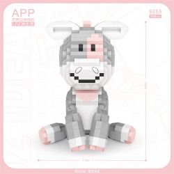 LOZ 9255 non  CON LỪA bộ đồ chơi xếp lắp ráp ghép mô hình Creator Sáng Tạo 930 khối