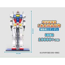 89996 non  RX78-2 GỐC bộ đồ chơi xếp lắp ráp ghép mô hình Movie & Game Phim Và Trò Chơi 10000 khối