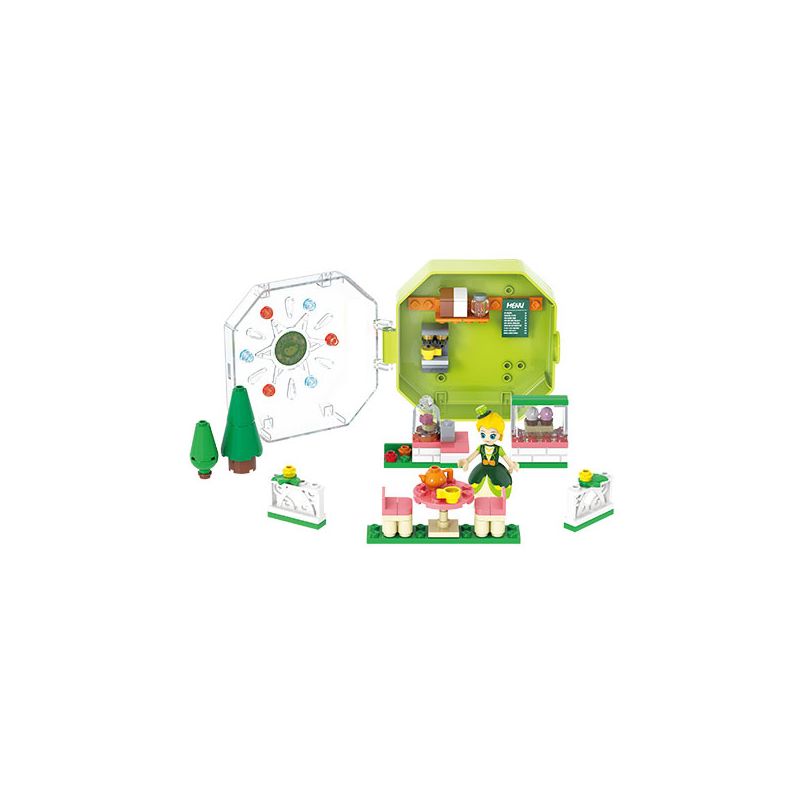 JIALE ZHUAN 30005 non  HỘP TIỆC TRÀ CỦA BEANIE bộ đồ chơi xếp lắp ráp ghép mô hình Emily The Musical Princess Công Chúa Âm Nhạc Emily 98 khối