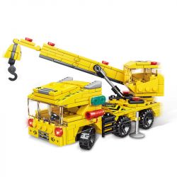 RUIZHI BEE 22006 non  CRANE KỸ THUẬT 16 KẾT HỢP bộ đồ chơi xếp lắp ráp ghép mô hình CITY BUILDING