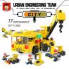 RUIZHI BEE 22006 non  CRANE KỸ THUẬT 16 KẾT HỢP bộ đồ chơi xếp lắp ráp ghép mô hình CITY BUILDING