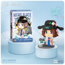 LOZ 8105 non  TRAI TÀI GÁI SẮC TANG BOHU COCKTAIL bộ đồ chơi xếp lắp ráp ghép mô hình Creator Sáng Tạo 1030 khối