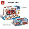 RUIZHI BEE 22008 non  10 SỰ KẾT HỢP CỦA XE CỨU HỎA ĐÁM MÂY bộ đồ chơi xếp lắp ráp ghép mô hình Fire Rescure FIRE BRIGADE 842 khối