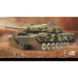 MouldKing 20020 Mould King 20020 non  XE TĂNG LEOPARD 2 bộ đồ chơi xếp lắp ráp ghép mô hình Military Army LEOPARD 2 TANK Quân Sự Bộ Đội