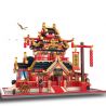 JAKI JK2350 2350 non  NHÀ HÀNG SHENGYUELOU SHENGTANG bộ đồ chơi xếp lắp ráp ghép mô hình Modular Buildings Mô Hình Nhà Cửa 2055 khối