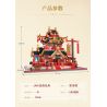 JAKI JK2350 2350 non  NHÀ HÀNG SHENGYUELOU SHENGTANG bộ đồ chơi xếp lắp ráp ghép mô hình Modular Buildings Mô Hình Nhà Cửa 2055 khối