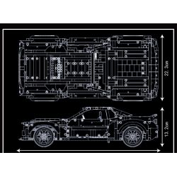 MouldKing 13128 Mould King 13128 non  QUỶ (DODGE HELLCAT) bộ đồ chơi xếp lắp ráp ghép mô hình  Kỹ Thuật Công Nghệ Cao Mô Hình Phương Tiện 1678 khối