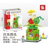 SHENG YUAN SY 5218 non  ÁNH SÁNG DƯA HẤU bộ đồ chơi xếp lắp ráp ghép mô hình Creator Sáng Tạo 336 khối