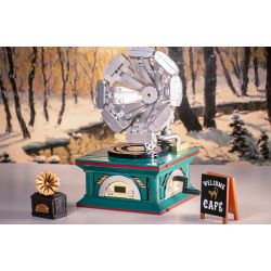 TOP TOY 16002 non  MÁY HÁT CỔ ĐIỂN bộ đồ chơi xếp lắp ráp ghép mô hình RETRO GRAMOPHONE 678 khối