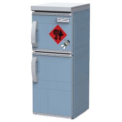 TOP TOY 16003 non  TỦ LẠNH CỔ ĐIỂN bộ đồ chơi xếp lắp ráp ghép mô hình RETRO REFRIGERATOR 678 khối