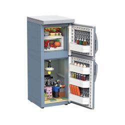 TOP TOY 16003 non  TỦ LẠNH CỔ ĐIỂN bộ đồ chơi xếp lắp ráp ghép mô hình RETRO REFRIGERATOR 678 khối