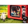 TOP TOY 16001 non  TRUYỀN HÌNH CỔ ĐIỂN bộ đồ chơi xếp lắp ráp ghép mô hình RETRO TELEVISION 645 khối