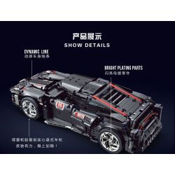 BRICKCOOL KC011 non  ĐUA XE CÔNG NGHỆ bộ đồ chơi xếp lắp ráp ghép mô hình 2223 khối