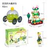 JIALE ZHUAN 30024 non  XE QUẢ CẦU PHA LÊ CỦA DOUDOU bộ đồ chơi xếp lắp ráp ghép mô hình Emily The Musical Princess Công Chúa Âm Nhạc Emily 82 khối