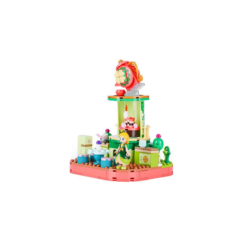 JIALE ZHUAN 30015 non  LÂU ĐÀI DIM SUM CỦA BEANIE bộ đồ chơi xếp lắp ráp ghép mô hình Emily The Musical Princess Công Chúa Âm Nhạc Emily 199 khối