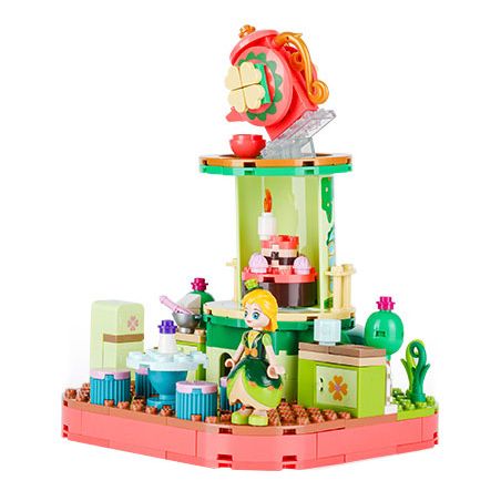 JIALE ZHUAN 30015 non  LÂU ĐÀI DIM SUM CỦA BEANIE bộ đồ chơi xếp lắp ráp ghép mô hình Emily The Musical Princess Công Chúa Âm Nhạc Emily 199 khối