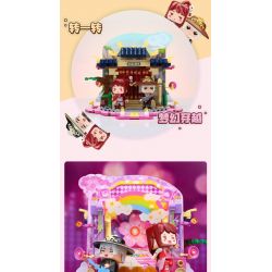 Enlighten 72033 Qman 72033 non  NGÔN NGỮ HOA CHENG XING DUAL TIME AND SPACE (CHUYẾN PHIÊU LƯU TRÊN NÚI QINGHOU SÂN KHẤU ÁNH SAO HUAXIAOLOU) bộ đồ chơi xếp lắp ráp ghép mô hình Minecraft Game Xây Dựng 446 khối