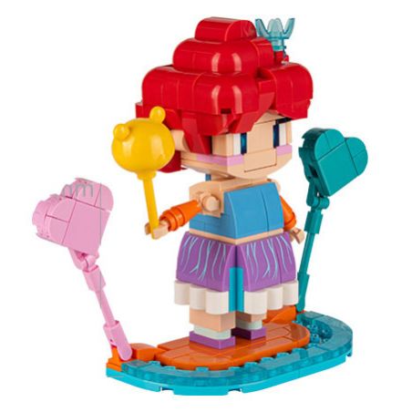 JIALE ZHUAN 30009 non  ĐẦU GẠCH BONG BÓNG bộ đồ chơi xếp lắp ráp ghép mô hình Emily The Musical Princess Công Chúa Âm Nhạc Emily 242 khối