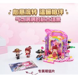 Enlighten 72033 Qman 72033 non  NGÔN NGỮ HOA CHENG XING DUAL TIME AND SPACE (CHUYẾN PHIÊU LƯU TRÊN NÚI QINGHOU SÂN KHẤU ÁNH SAO HUAXIAOLOU) bộ đồ chơi xếp lắp ráp ghép mô hình Minecraft Game Xây Dựng 446 khối