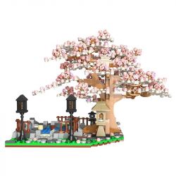 TOP TOY 60027 non  HOA ANH ĐÀO bộ đồ chơi xếp lắp ráp ghép mô hình City CHERRY BLOSSOMS Thành Phố 1019 khối