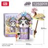 LOZ 8102 non  TINH HOA QUỐC GIA TSING YI PANDA bộ đồ chơi xếp lắp ráp ghép mô hình Brickheadz Nhân Vật Đầu To 1250 khối
