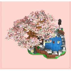 TOP TOY 60027 non  HOA ANH ĐÀO bộ đồ chơi xếp lắp ráp ghép mô hình City CHERRY BLOSSOMS Thành Phố 1019 khối