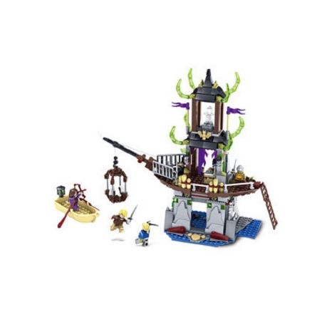 Kazi KY87023 87023 non  NƠI ẨN NÁU CỦA HẢI TẶC MA bộ đồ chơi xếp lắp ráp ghép mô hình The Chronicles Of Narnia NARNIA LEGEND PIRATE Biên Niên Sử Narnia 440 khối