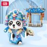 LOZ 8101 non  TINH HOA QUỐC GIA XIAOSHENG PANDA bộ đồ chơi xếp lắp ráp ghép mô hình Brickheadz Nhân Vật Đầu To 1180 khối