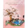 TOP TOY 60027 non  HOA ANH ĐÀO bộ đồ chơi xếp lắp ráp ghép mô hình City CHERRY BLOSSOMS Thành Phố 1019 khối