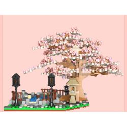 TOP TOY 60027 non  HOA ANH ĐÀO bộ đồ chơi xếp lắp ráp ghép mô hình City CHERRY BLOSSOMS Thành Phố 1019 khối