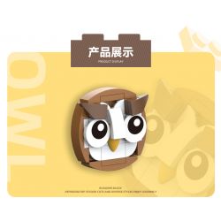 Decool 53005 Jisi 53005 non  ĐỘNG VẬT bộ đồ chơi xếp lắp ráp ghép mô hình FRIDGE MAGNETS