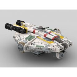 SUPER 18K K110 non  TÀU VŨ TRỤ BÓNG MA KHÁNG CHIẾN bộ đồ chơi xếp lắp ráp ghép mô hình Star Wars GHOST VCX-100 LIGHT FREIGHTER Chiến Tranh Giữa Các Vì Sao 4577 khối