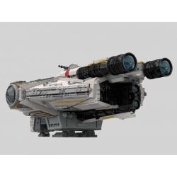 SUPER 18K K110 non  TÀU VŨ TRỤ BÓNG MA KHÁNG CHIẾN bộ đồ chơi xếp lắp ráp ghép mô hình Star Wars GHOST VCX-100 LIGHT FREIGHTER Chiến Tranh Giữa Các Vì Sao 4577 khối