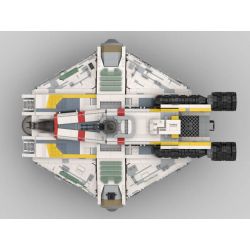 SUPER 18K K110 non  TÀU VŨ TRỤ BÓNG MA KHÁNG CHIẾN bộ đồ chơi xếp lắp ráp ghép mô hình Star Wars GHOST VCX-100 LIGHT FREIGHTER Chiến Tranh Giữa Các Vì Sao 4577 khối