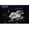 SUPER 18K K110 non  TÀU VŨ TRỤ BÓNG MA KHÁNG CHIẾN bộ đồ chơi xếp lắp ráp ghép mô hình Star Wars GHOST VCX-100 LIGHT FREIGHTER Chiến Tranh Giữa Các Vì Sao 4577 khối