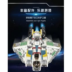 SUPER 18K K110 non  TÀU VŨ TRỤ BÓNG MA KHÁNG CHIẾN bộ đồ chơi xếp lắp ráp ghép mô hình Star Wars GHOST VCX-100 LIGHT FREIGHTER Chiến Tranh Giữa Các Vì Sao 4577 khối