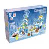 ZHEGAO QL2215 2215 non  VƯƠNG QUỐC BĂNG GIÁ bộ đồ chơi xếp lắp ráp ghép mô hình Frozen ICELAND COLORS Nữ Hoàng Băng Giá 413 khối