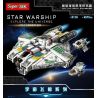SUPER 18K K110 non  TÀU VŨ TRỤ BÓNG MA KHÁNG CHIẾN bộ đồ chơi xếp lắp ráp ghép mô hình Star Wars GHOST VCX-100 LIGHT FREIGHTER Chiến Tranh Giữa Các Vì Sao 4577 khối