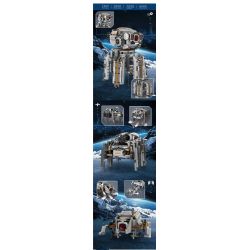 MouldKing 15050 Mould King 15050 non  ROKITE TENNO. bộ đồ chơi xếp lắp ráp ghép mô hình  URANUS HEKA Kỹ Thuật Công Nghệ Cao Mô Hình Phương Tiện 1112 khối