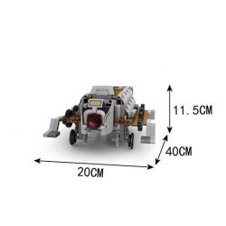 MouldKing 15050 Mould King 15050 non  ROKITE TENNO. bộ đồ chơi xếp lắp ráp ghép mô hình  URANUS HEKA Kỹ Thuật Công Nghệ Cao Mô Hình Phương Tiện 1112 khối