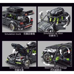 TA GAOLE T5023 5023 non  XE GA AUDI RS6 1:10 tỷ lệ 1:10 bộ đồ chơi xếp lắp ráp ghép mô hình  AUDI RS6 AVANT Kỹ Thuật Công Nghệ Cao Mô Hình Phương Tiện 2896 khối