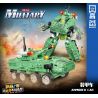 ZHEGAO QL0178 0178 non  XE BỌC THÉP bộ đồ chơi xếp lắp ráp ghép mô hình Military Army ARMORED CAR Quân Sự Bộ Đội 485 khối