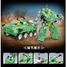 ZHEGAO QL0178 0178 non  XE BỌC THÉP bộ đồ chơi xếp lắp ráp ghép mô hình Military Army ARMORED CAR Quân Sự Bộ Đội 485 khối