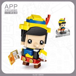 LOZ 1448 non  PINOCCHIO bộ đồ chơi xếp lắp ráp ghép mô hình Brickheadz Nhân Vật Đầu To