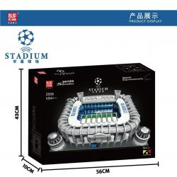 MouldKing 22026 Mould King 22026 non  SÂN VẬN ĐỘNG SANTIAGO BERNABEU bộ đồ chơi xếp lắp ráp ghép mô hình Buildings BERNABUE 4266 khối
