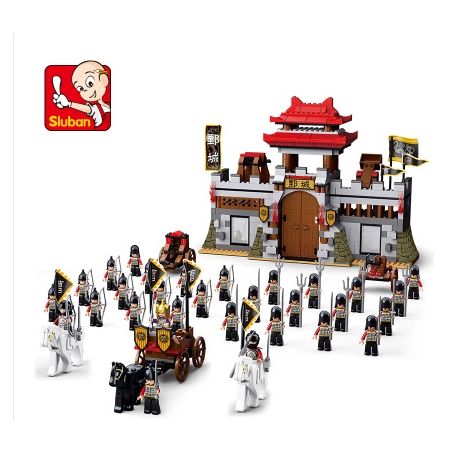 SLUBAN M38-B0578 B0578 0578 M38B0578 38-B0578 non  TAM QUỐC CẠNH TRANH Ở ĐỒNG BẰNG TRUNG TÂM bộ đồ chơi xếp lắp ráp ghép mô hình Three Kingdoms Tam Quốc Diễn Nghĩa 839 khối