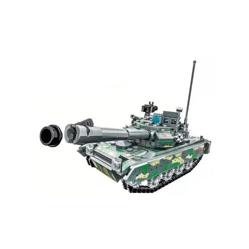 CAYI 2246 non  XE TĂNG CHIẾN ĐẤU CHÍNH VT-4 bộ đồ chơi xếp lắp ráp ghép mô hình 467 khối