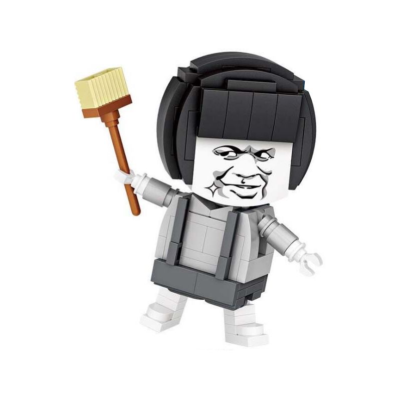 LOZ 1462 non  ĐẦU NẤM bộ đồ chơi xếp lắp ráp ghép mô hình Brickheadz Nhân Vật Đầu To 164 khối